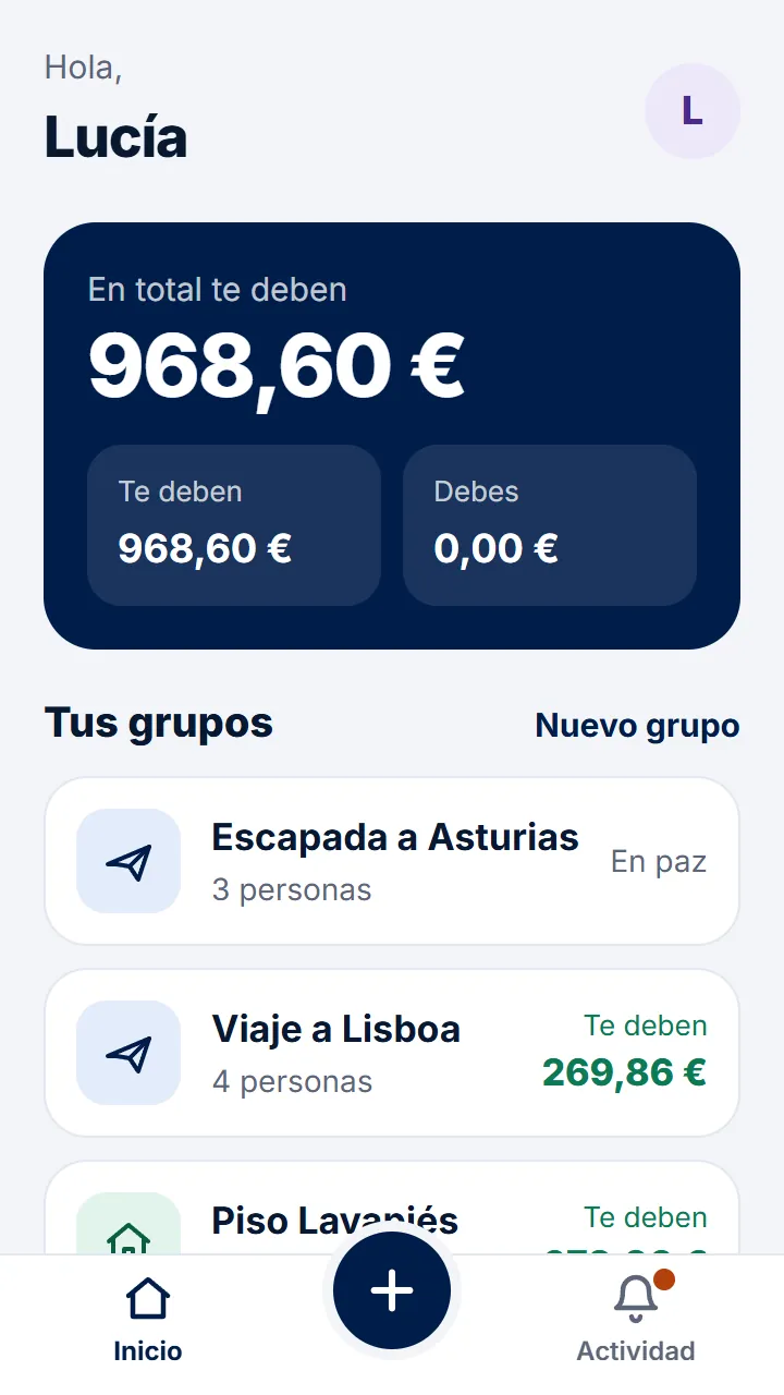 Ya la tienes en el móvil, con su icono. Se abre directamente en tus grupos.